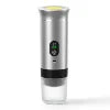 Handheld Espresso Maker Machine 20 bar Pressure Water Heating Function Battery LED Display USB Portable Espresso Coffee Maker